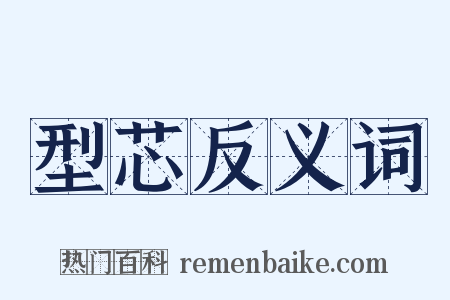型芯反义词是什么意思的图片